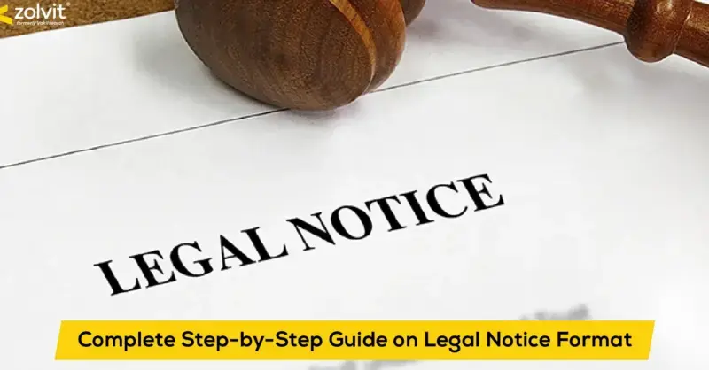 Legal Notice Format: Quick Step-by-Step Guide & Sample