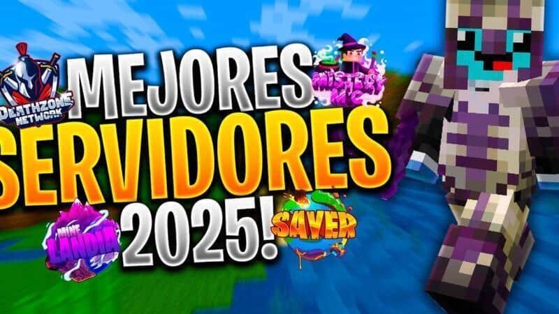🔔 TOP 7 MEJORES SERVIDORES de Minecraft Hispano 2025 😱 No Premium y Premium (JAVA, BEDROCK y PE) ✅